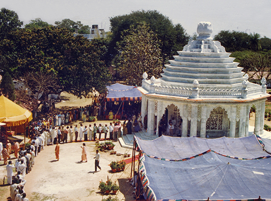 Devotees in Smriti Mandir Dedication, Ranchi