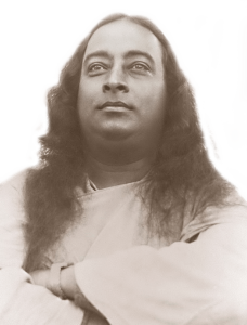 Paramahansa Yogananda with folded hands