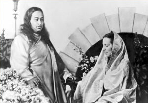 Daya Mata with Paramahansa Yogananda