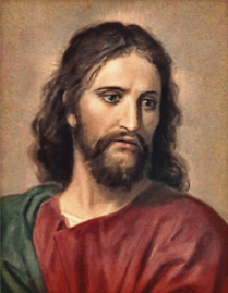 Jesus christ as drawn by Heinrich Hofmann.