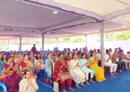 YSS Chennai Ashram Janmotsav 2025 - Devotees pray together