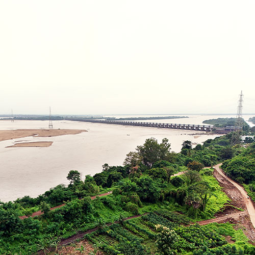 YSS Rajahmundry Retreat Facility – Serene Pathway Leading to Godavari River Banks